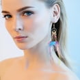 thumbnail image 5 of ddioayh Bohemian Feather Dangle Earrings for Women with Shell Beads Long Tassel Design Drop Earrings,All-match Exquisite Personality Jewelry, 5 of 9