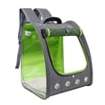 thumbnail image 1 of Pet Carrier Breathable Foldable Portable Visible Pet Backpack Cat Carrier Bag, 1 of 10