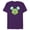 Purple, variant on Disney Mickey Mouse Happy Smiling Face Retro Pop Art - Short Sleeve Blended T-Shirt for Adults - Customized-Yellow
