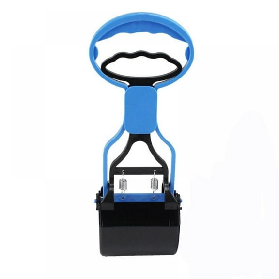 Savlot Portable Pet Pooper Scooper with Short Handle, Pet Clamp Scooper, High Elastic Spring Dog Poop Scoop Indoor and Outdoor Cleaning Tool