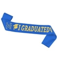thumbnail image 1 of Etiquette Shoulder Strap Soft Cloth Letters Printed Colorful Ribbon Rhinestone Inlay Headdress Decoration Accessories Graduation, 1 of 10