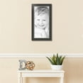 thumbnail image 3 of ArtToFrames 11x23 inch Black Velvet with Silver Wide Picture Frame, Black MDF Poster Frame (4693), 3 of 7