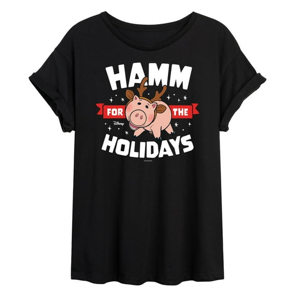 Toy Story - Hamm For The Holidays - Women's Oversized T-Shirt