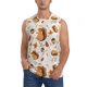 thumbnail image 1 of Fotbe Squirrel Men's Camiseta sin Mangas Estampada para Hombres, Playera Casual para Gimnasio, Entrenamiento, Playa-Large, 1 of 7