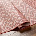 thumbnail image 4 of Mark&Day Outdoor Rugs, 3x7 St George Global Indoor/Outdoor Dark Coral/Cream Runner Area Rug, Non Shedding Pink Carpet for Patio, Porch, Deck, Bedroom, Living Room or Kitchen (2'7" x 7'3" Runner), 4 of 5