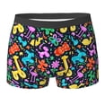 thumbnail image 6 of Men's Boxer Briefs, Colorful Air Balloons1 Soft Comfy Mens Underwear Boxer Briefs Breathable With Widen Waist, 6 of 7