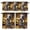 Brown, variant on 3 Piece Kitchen Curtains and Valances Set Cute Dinosaur Cafe Curtains 24 Inch Length Funny Abstract Animals Print Valance & Tier Curtain for Living Room Bedroom Small Window 54"x18"+27"x24"*2