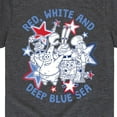 thumbnail image 3 of SpongeBob SquarePants - Red, White and Deep Blue Sea - Toddler And Youth Short Sleeve Graphic T-Shirt, 3 of 6
