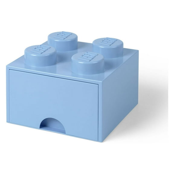 LEGO Storage Brick Drawer 4, Light Royal Blue