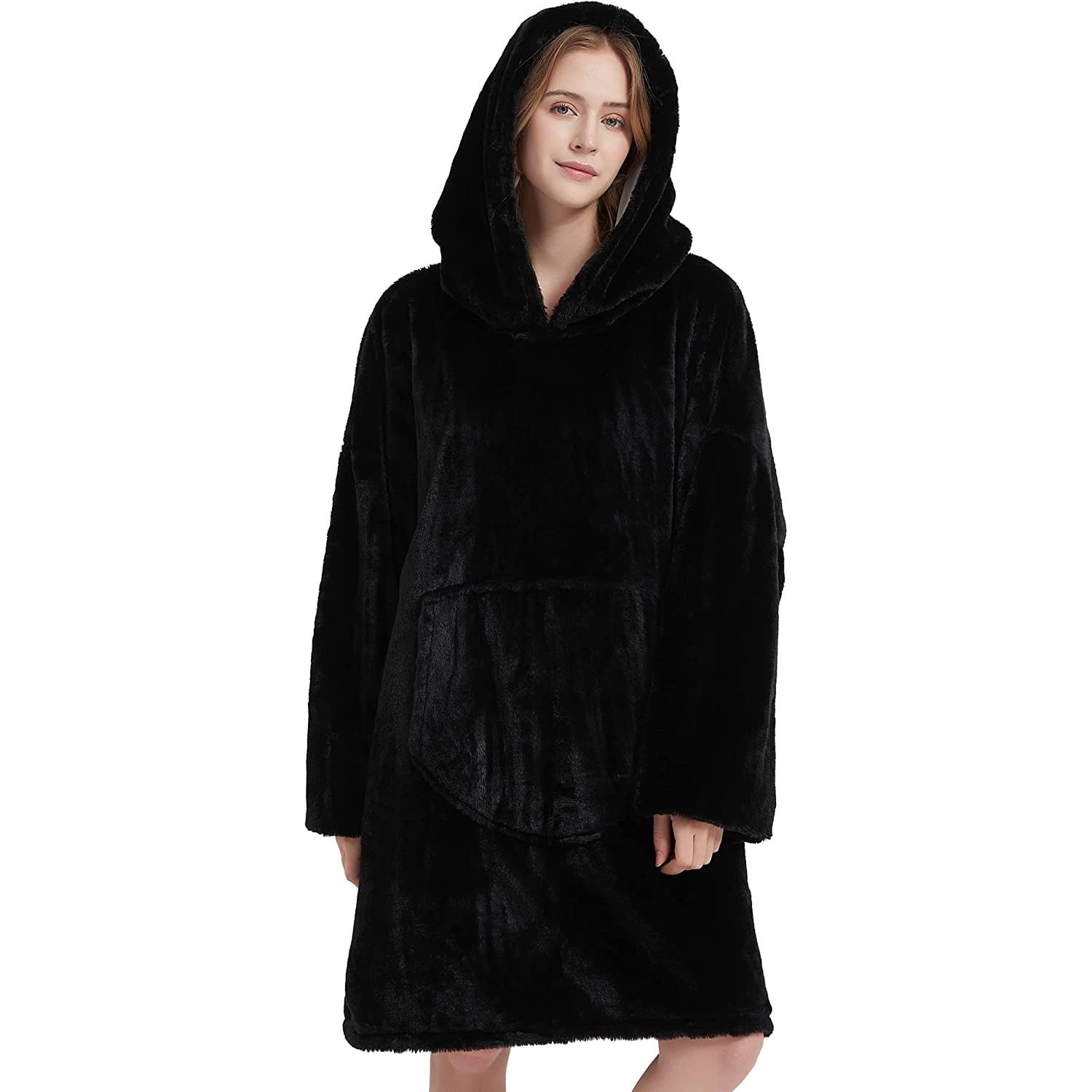 softan Blanket Hoodie, Oversized Wearable Blanket for Adult Women and