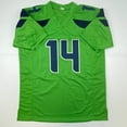 thumbnail image 4 of Autographed/Signed DK D.K. Metcalf Seattle Green Football Jersey Beckett BAS COA, 4 of 4