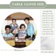 thumbnail image 2 of Los Inbestigadores-theme Fitted Round Tablecloths Elastic Edged Table Covers Waterproof Table Cloth for Kitchen Holiday Party Tables Decor 150cm, 2 of 6