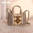 thumbnail image 7 of Wrangler Tooled Aztec Small Crossbody Handbag for Women Stylish Handle Bag Designer Top-Handle Crossbody Bags, Tan, 7 of 7