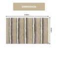 thumbnail image 4 of Home Weavers Glamour Collection Microfiber Bath Rug, Non-Slip TPR Backing, Soft Absorbent Bathroom Rug, Machine Washable, 20" x 32", Linen, 4 of 5