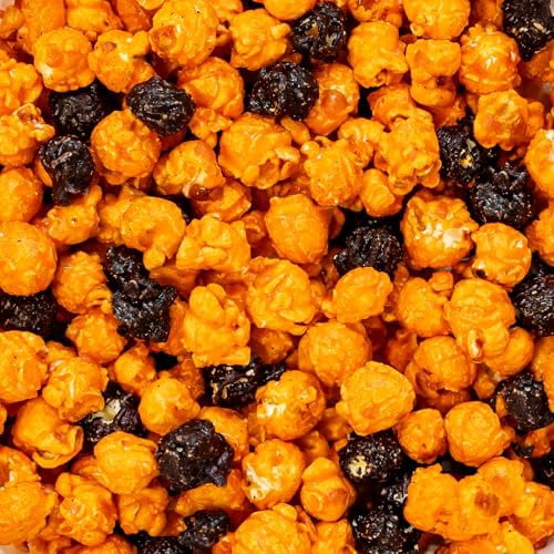 Halloween Themed Individual Popcorn Trick or Treat Bags Assortment Spooky Classroom Office Gift (50-Pack)