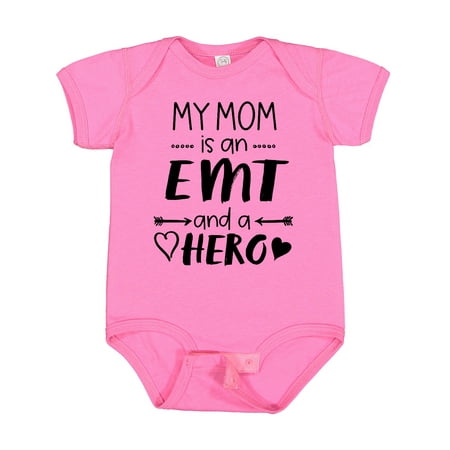 

Inktastic My Mom is an EMT and a Hero Gift Baby Boy or Baby Girl Bodysuit