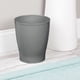 thumbnail image 3 of Bote de basura mDesign Fyfe Collection 4,73 L de plástico gris antracita, 3 of 5