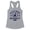 Heather Grey, variant on Silly Goose University Tank Top Fitted Racerback Women's Small Heather Grey