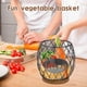 thumbnail image 5 of Letter Design Coffee Capsule Holder Hollow Iron Rack Snacks Candy Metal Storage Basket - Black Coffe, 5 of 5
