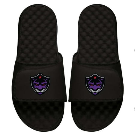

Men s ISlide Black Panther City Lacrosse Club Primary Logo Slide Sandals