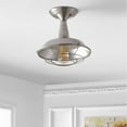 thumbnail image 7 of JONATHAN Y Gabe 10.2" Metal LED Semi-Flush Mount, Brushed Nickel, JYL9517B, 7 of 7