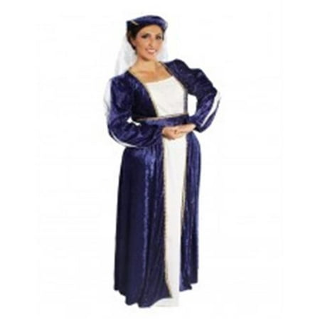 Alexanders Costumes 24-040-BL Womens Queen Ann Costume, Blue -