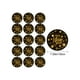 thumbnail image 3 of Vajilla desechable de papel, decoraciones navideñas en negro y dorado, vajilla para fiesta temática de Año Nuevo, platos desechables de papel de 18 y 23 cm, vasos de papel y pañuelos, juego de platos, 3 of 6