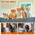 GARENAS Pet Ear Wipes Gentle and Effective Solution for Cleaning ' Ears