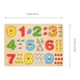 thumbnail image 2 of Shisuyan Number Block Toys Wooden Number Puzzle Assorted Color 2 Sets 11.79X8.72X0.47In, 2 of 8