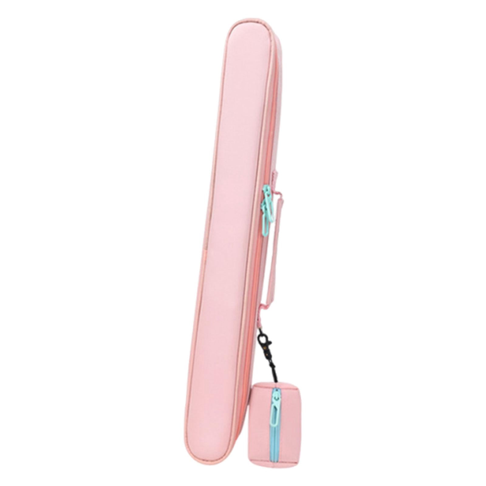 LeeQinersw Flute Carrying Case Carrying Pouch Gift Lightweight Bamboo Flute Storage Bag Pink