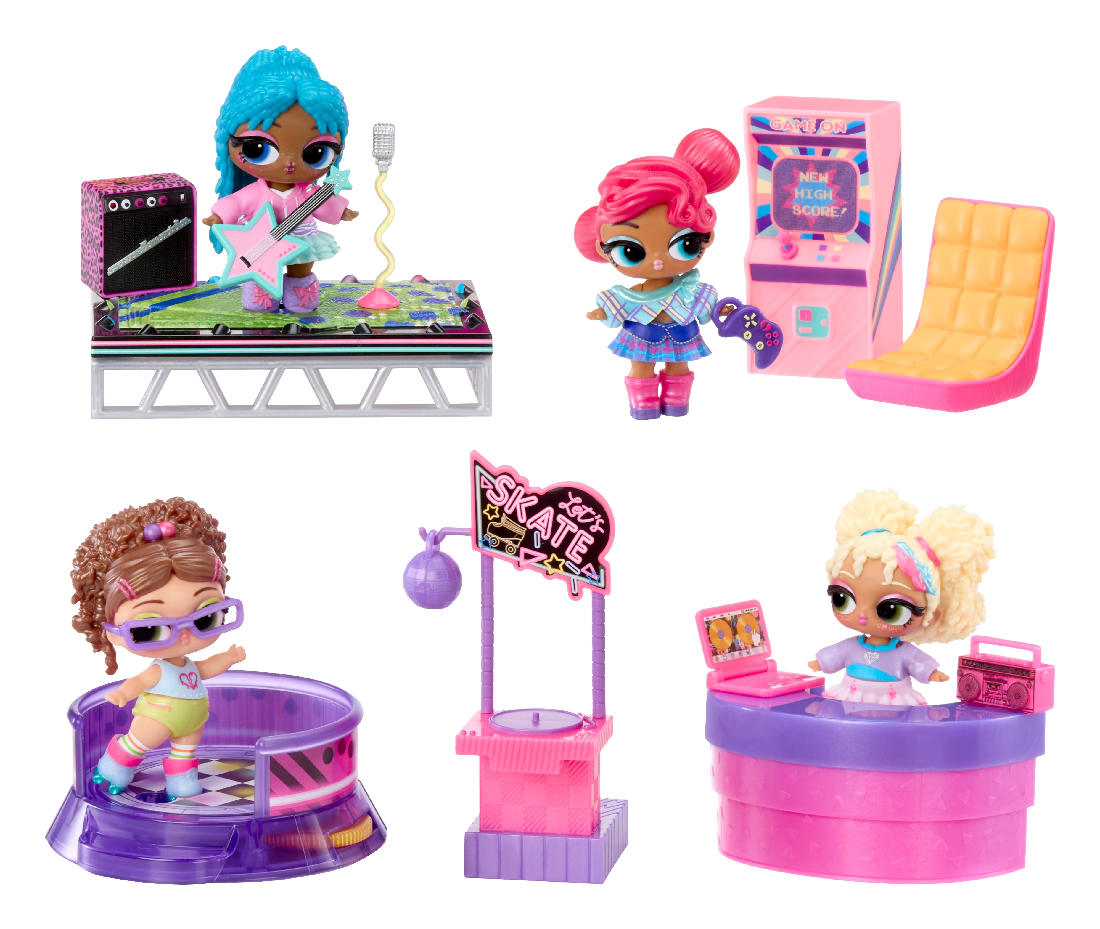 LOL Surprise Music Festival DJ Booth, Furniture Pack, Includes Exclusive Tot Doll, Ages 4+
