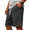 thumbnail image 4 of GrmtClth Shorts Men Casual Elastic Waist Lightweight Sweat Shorts Summer Athletic Stretch Shorts Beach Jogging Shorts with Pocket Gray XL, 4 of 7