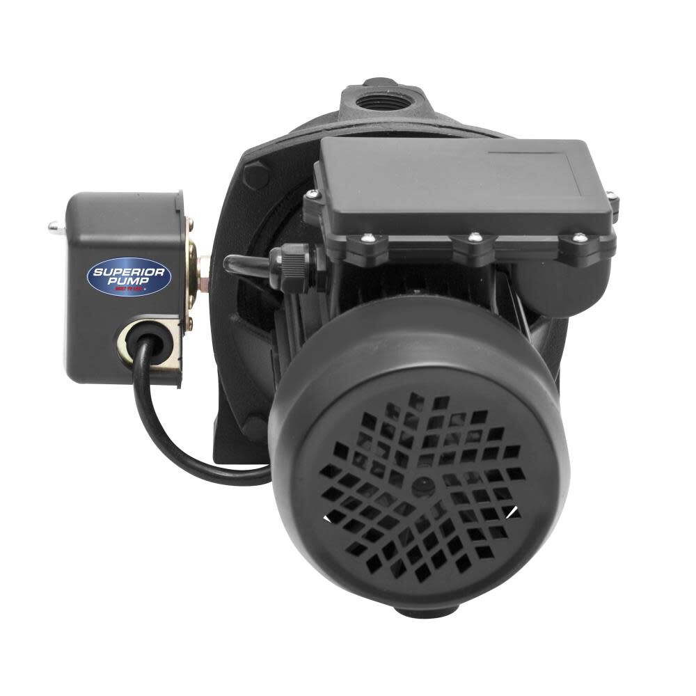 Superior Pump 94515 Jet 1/2-HP 115-Volt Cast Iron Convertible Jet Well Water Sump Pump