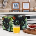 thumbnail image 6 of Daiia Cute Big-Eyed Black Cat Pattern 4 slice Toaster Cover, Toaster Appliance Dust-proof Cover For Kitchen Small Appliance Dust Cover and Fingerprint Protection, 6 of 7