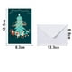 Carte de Noël de Décorations de Noël de Snorda Jeu de Cartes de Noël Santa Claus Mignon Animal Diamant Peinture Carte de Vacances – image 4 sur 5