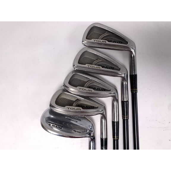 Pre-Owned Top Flite Tour Iron Set 5-PW LW Regular Graphite Mens RH- Missing 6&8 Irons