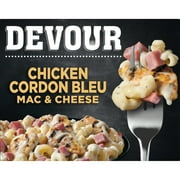 DEVOUR Chicken Cordon Bleu Mac and Cheese Frozen Meal, 10.5 Oz Box