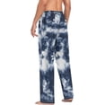 thumbnail image 6 of Men's Pajama Pants with Pockets Sleepwear Lounge Pants Stretch Casual Tie Dye Abstract Stylish 29, 6 of 7