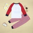 thumbnail image 4 of Youmylove Boys Girls Letter Printed Pajama Set Sleepwear Long Sleeve Top And Pants 2PCS Children Clothes Sets Stylish Toddler Child Outwear, 4 of 7