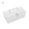 thumbnail image 4 of letairis Transparent Organizer Mask Container Clear Portable Storage Package Packaging Storing Accessories Present Rectangle Large, 4 of 6