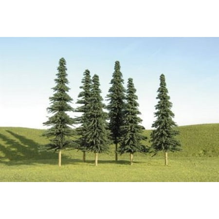 Bachmann 32157 N Scale Scene Scapes Trees 2"- 4" Spruce Trees N Train (36 Piece)