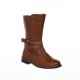 thumbnail image 1 of Botas Mujer Juvenil Altas Básica Lisa Moda Casual Con Hebilla cafe 22 Incógnita 031B1Q, 1 of 5