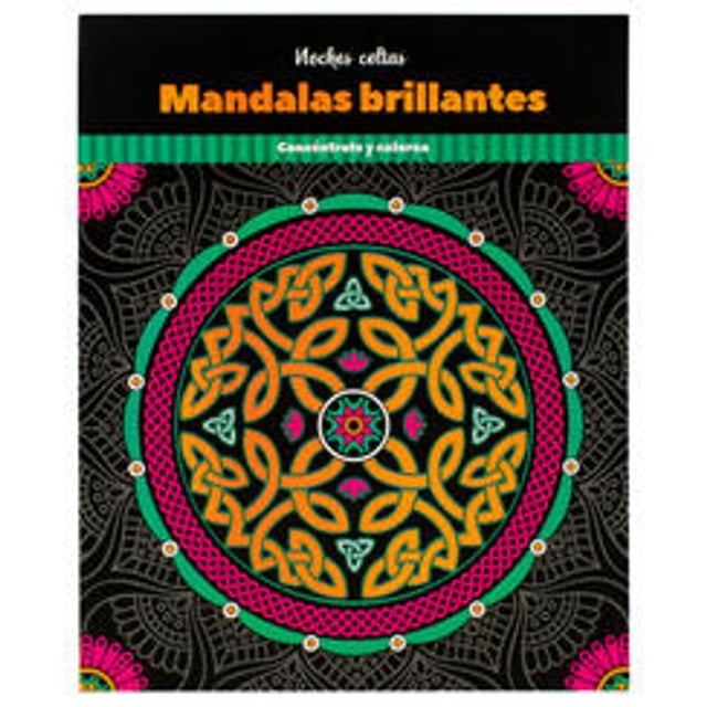 Libro Libro Para Colorear Mandalas Brillantes Noches Celtas Tapa Blanda, Autor Varios Autores, Editorial Animae