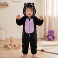 thumbnail image 2 of SuTry Baby Halloween Dinosaur Dress Up Romper Cute Hooded Fleece One Piece Soft Warm Zip Up Jumpsuit Toddler Halloween Party Outfits, 2 of 8