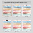 thumbnail image 5 of PixonSign Frameless Wall Art Rainbow Pastel Paint Stroke Collage Prints, Set of 4 Abstract Shapes Wall Decor Arts, Colorful Wall Décor, Adhesive Canvas Poster, Modern Home Artwork - 11"x14", 5 of 5