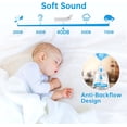 thumbnail image 5 of BUTOMKY Electric Nasal Aspirator for Baby & Toddler, Nose Sucker Cleaner with Adjustable Suction, 3 Silicone Tips, Music & Light Soothing Function, 5 of 7
