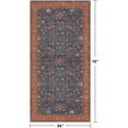 thumbnail image 2 of Washable Kitchen Rugs, 3x6 Area Rug for Large Entryway Indoor, Kitchen Mat, Small Rug for Living Room - Stain Resistant Non Skid Non Slip Rubber Backing, Boho Aethestic Décor (3x6 Navy Blue), 2 of 7