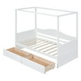 thumbnail image 3 of Twin Size Canopy Daybed with 2 Drawers, White, 3 of 9