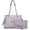 A-Purple, variant on Hobo Handbag Vegan Leather Tote Chain Shoulder Purse for Women Satchel Bag With Matching Clutch