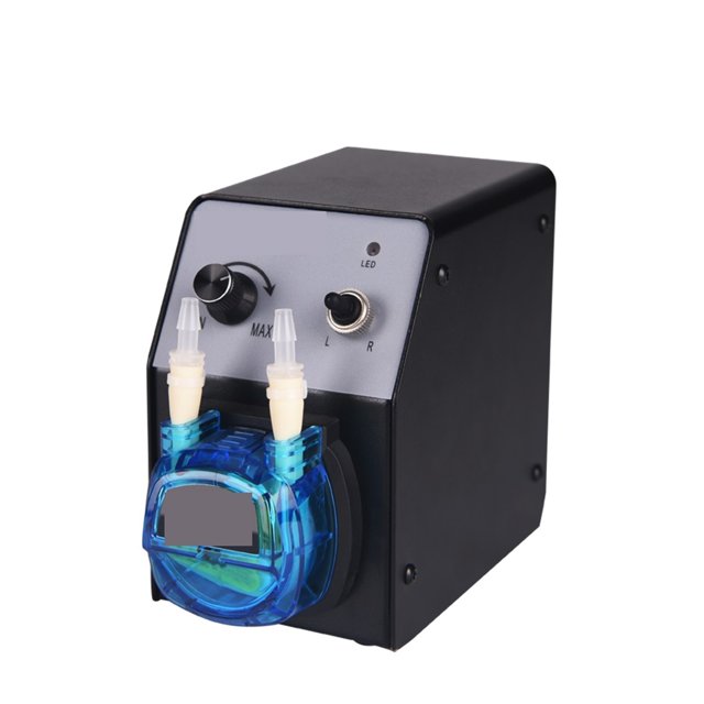 Pompe Péristaltique 260ml/min KCP PRO2 Moteur 12V DC Débit Réglable Pompe de Dosage Support CW/CCW pour Laboratoire, Facile à Utiliser
